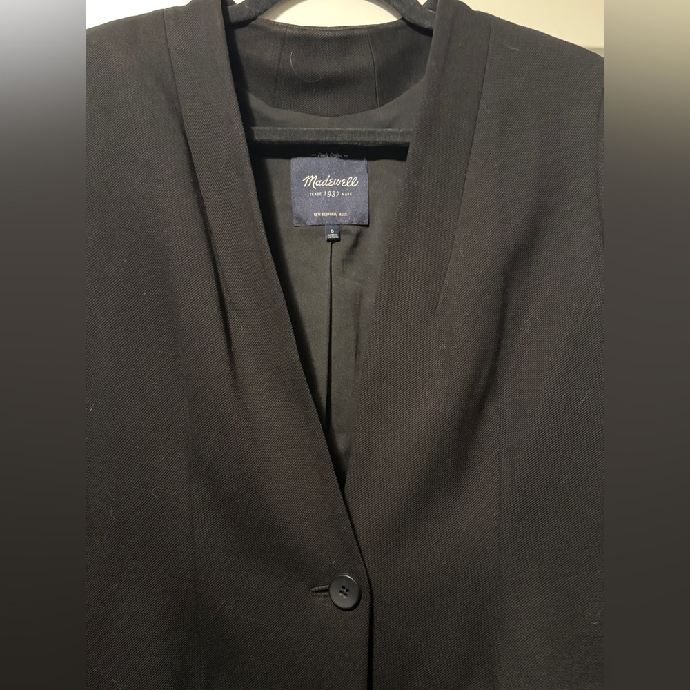 Madewell long blazer jacket - Picture 8 of 9